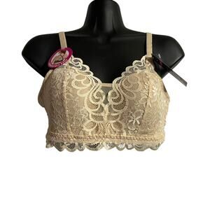 Bali Bra Size Small Lace Desire Wirefree Lace Converatble Comfort Flex DF6591